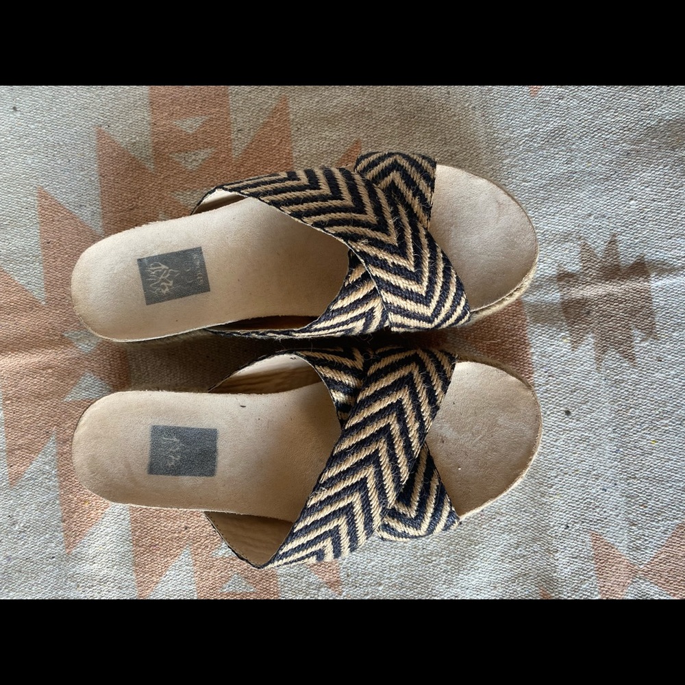 Platform Wedges With Aztec Pattern - image 2